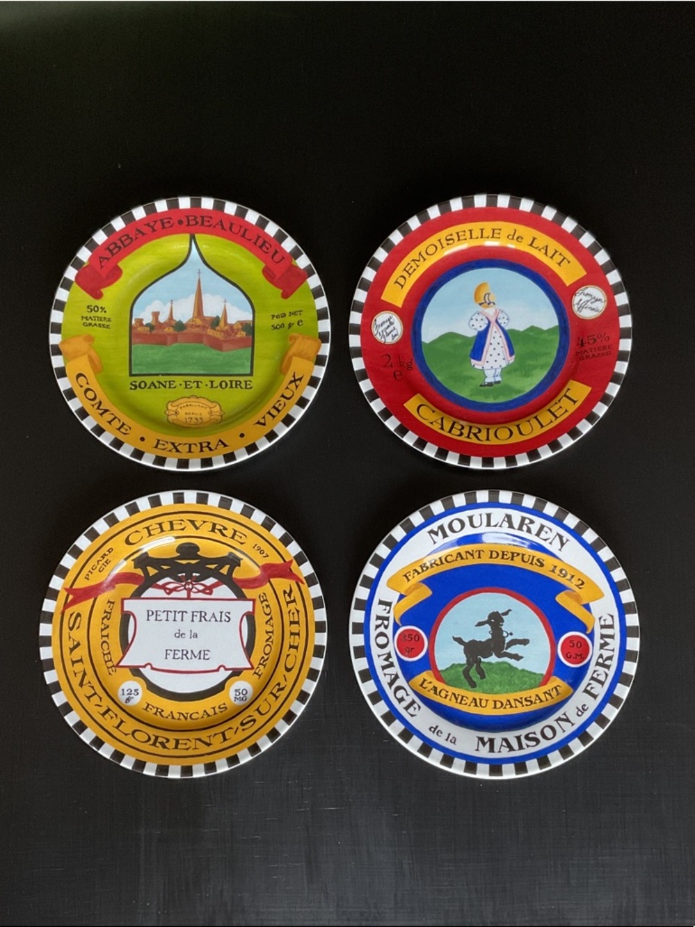 American Atelier White Porcelain Brie Dish Set